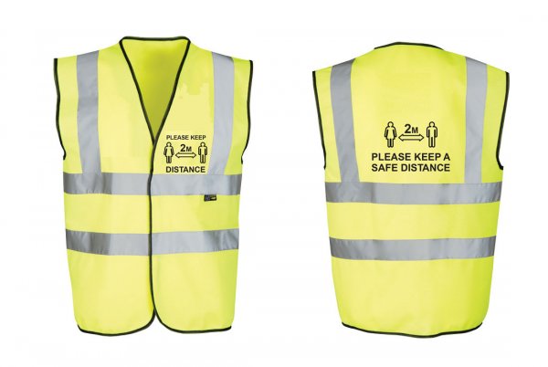 Safe Distance Hi Vis Vest